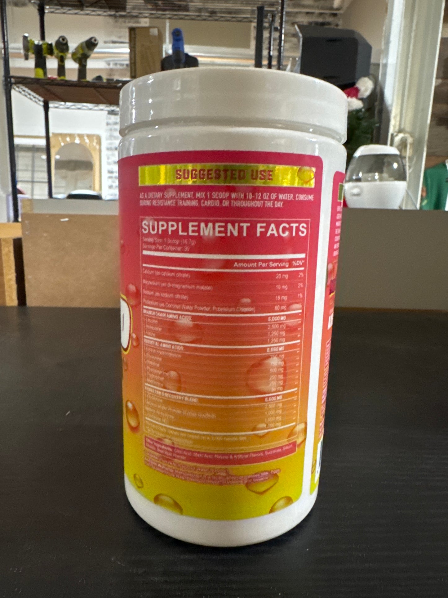 The Grind Essential Amino Acids, Branched Chain Amino Acids, 30 Servings (Juicy Nectar)