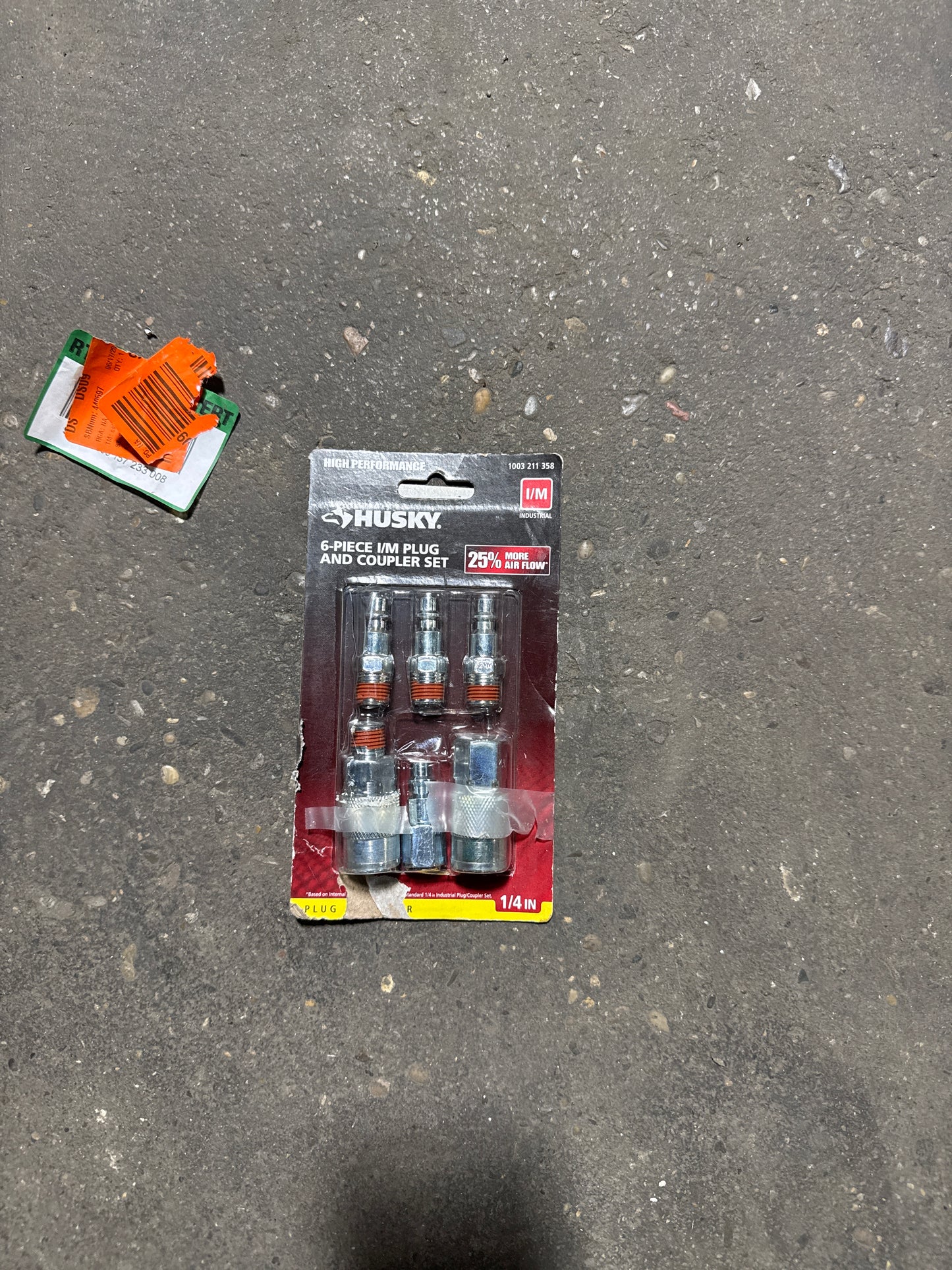 Husky 6 piece plug & coupler set