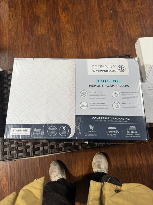 Serenity by Tempur-Pedic Cooling Memory Foam Pillow