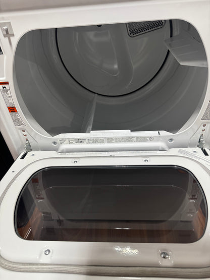 Maytag 7.4 cu. ft. 120-Volt Smart Capable White Gas Vented Dryer with Steam and Hamper Door, ENERGY STAR