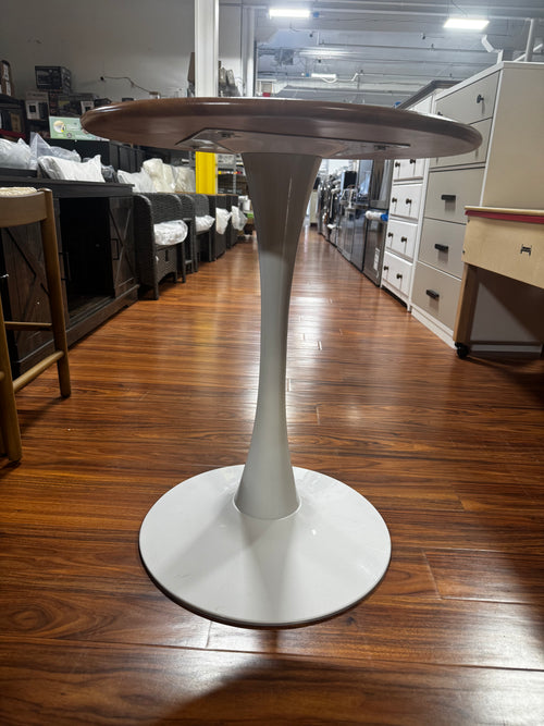 23.62" Mid-Century Round Dining Table, Small Dining Table, Side Table for 2 People