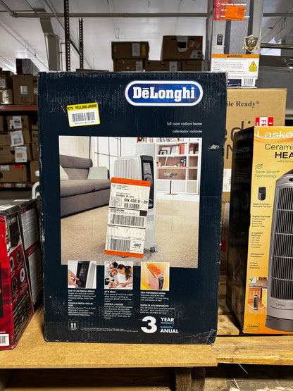DeLonghi 1500-Watt 5120 BTU Electric Oil Filled Radiator Space Heater Quiet Full Room Comfort