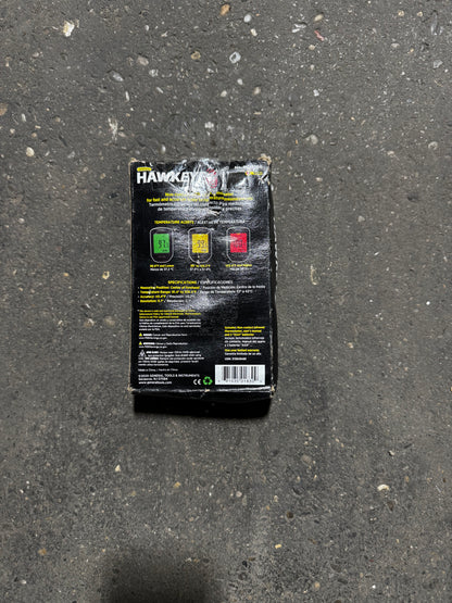 Hawkeye thermometer gun