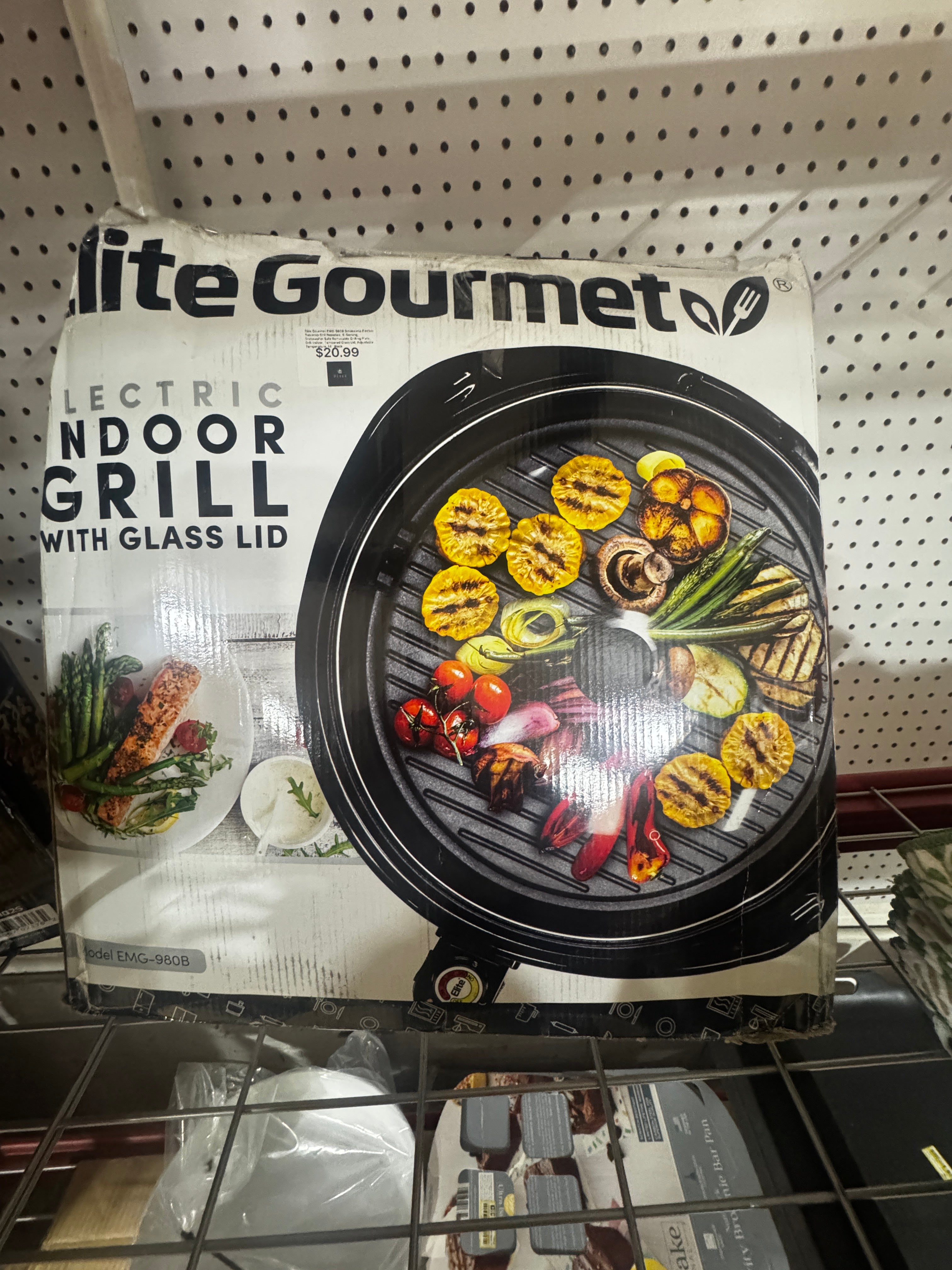 Elite gourmet electric indoor grill
