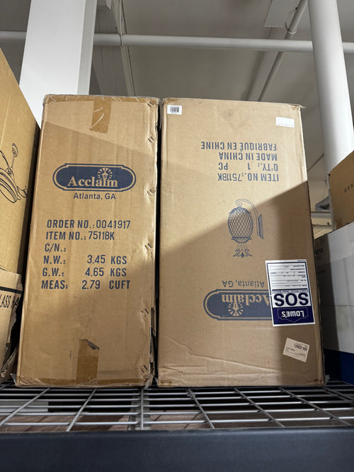 2 new in box pineapple wall light fixtures