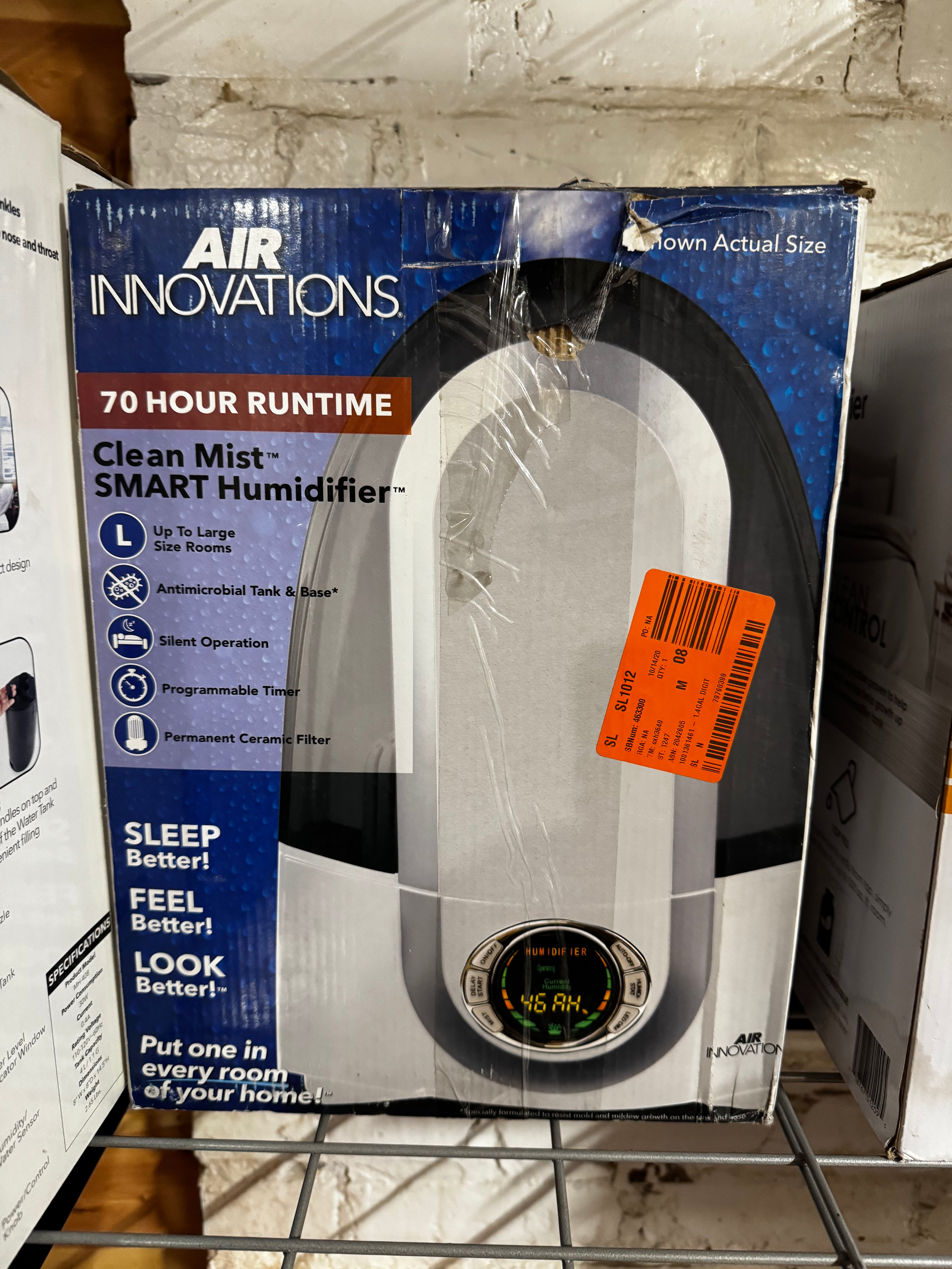 Air innovations clean mist smart humidifier