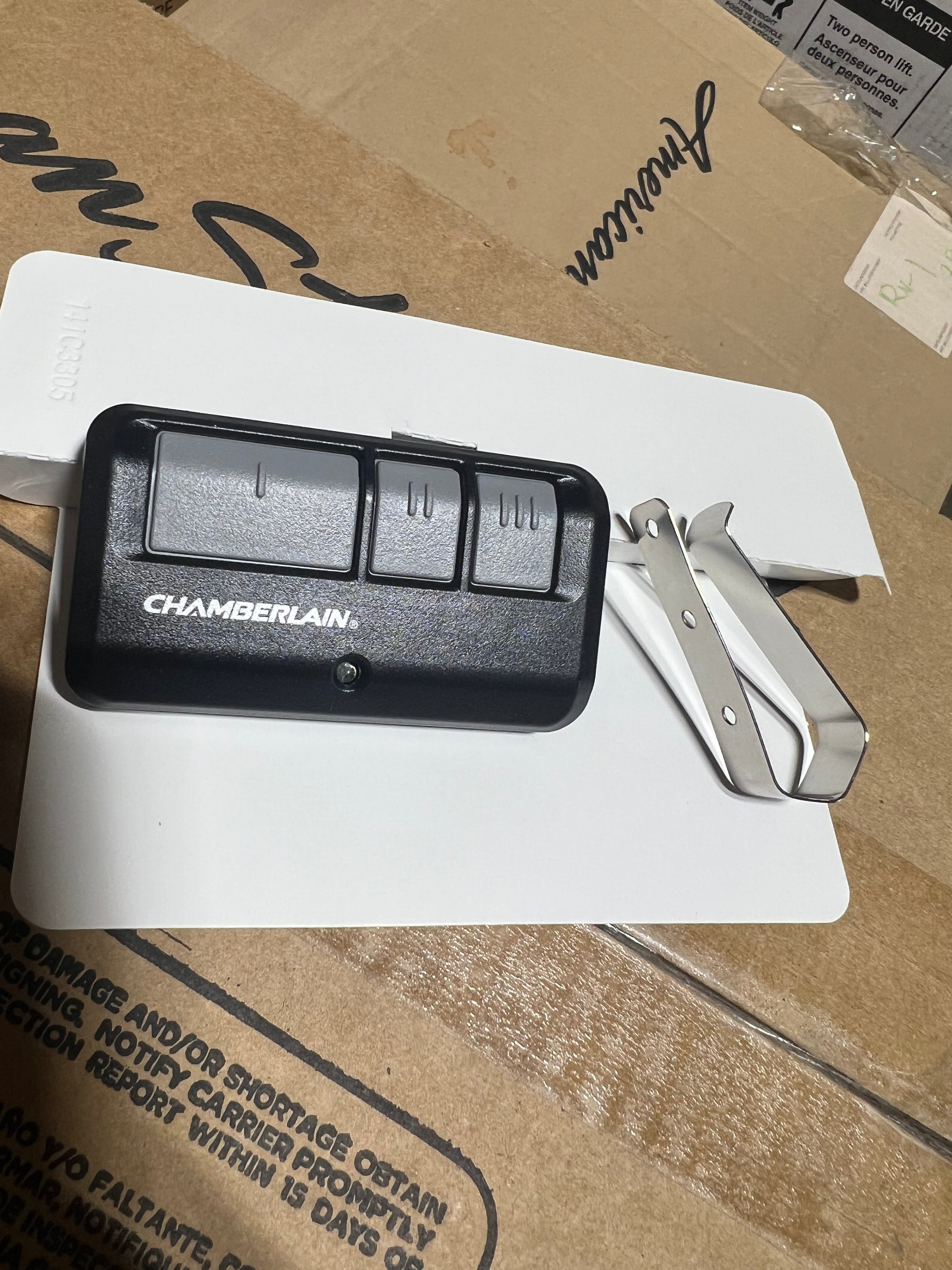 3 button Garage Door Remote