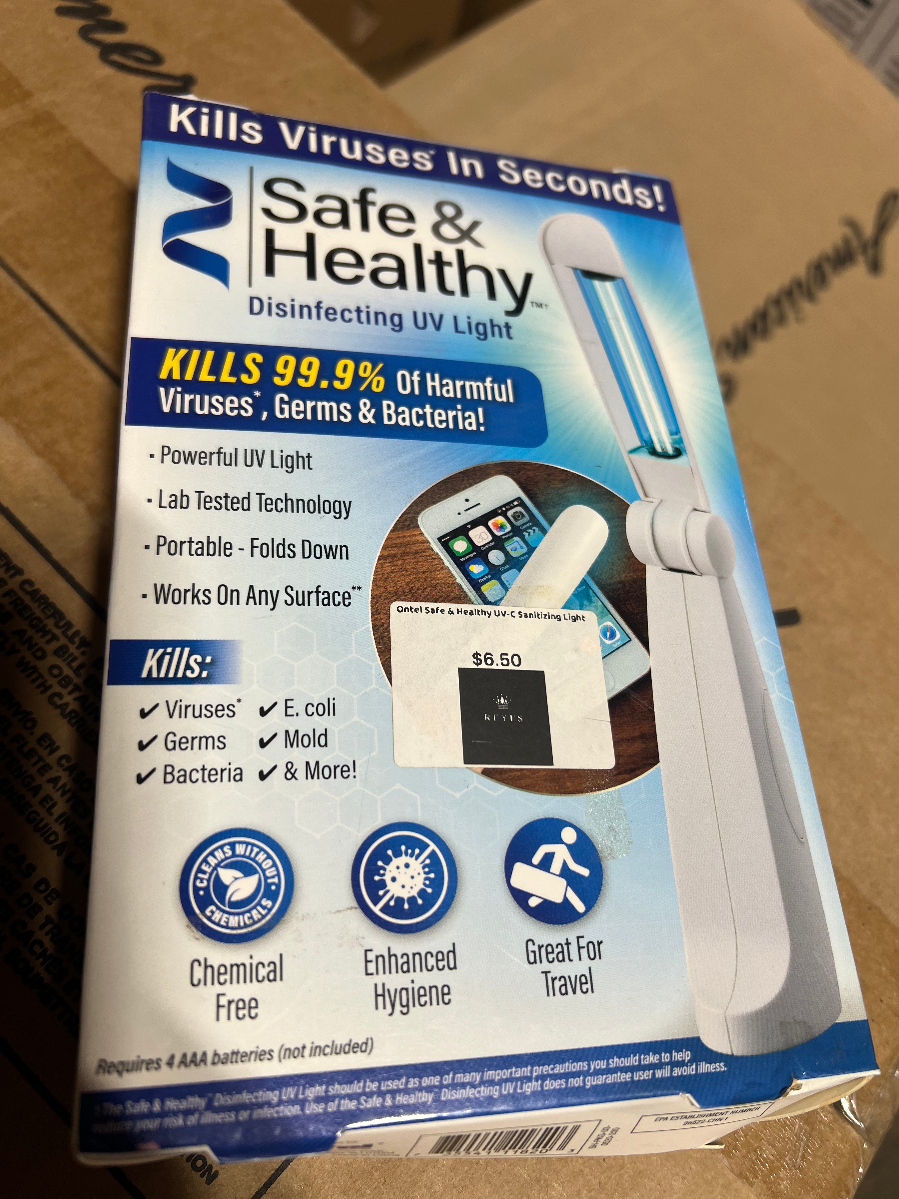 Disinfecting UV Light