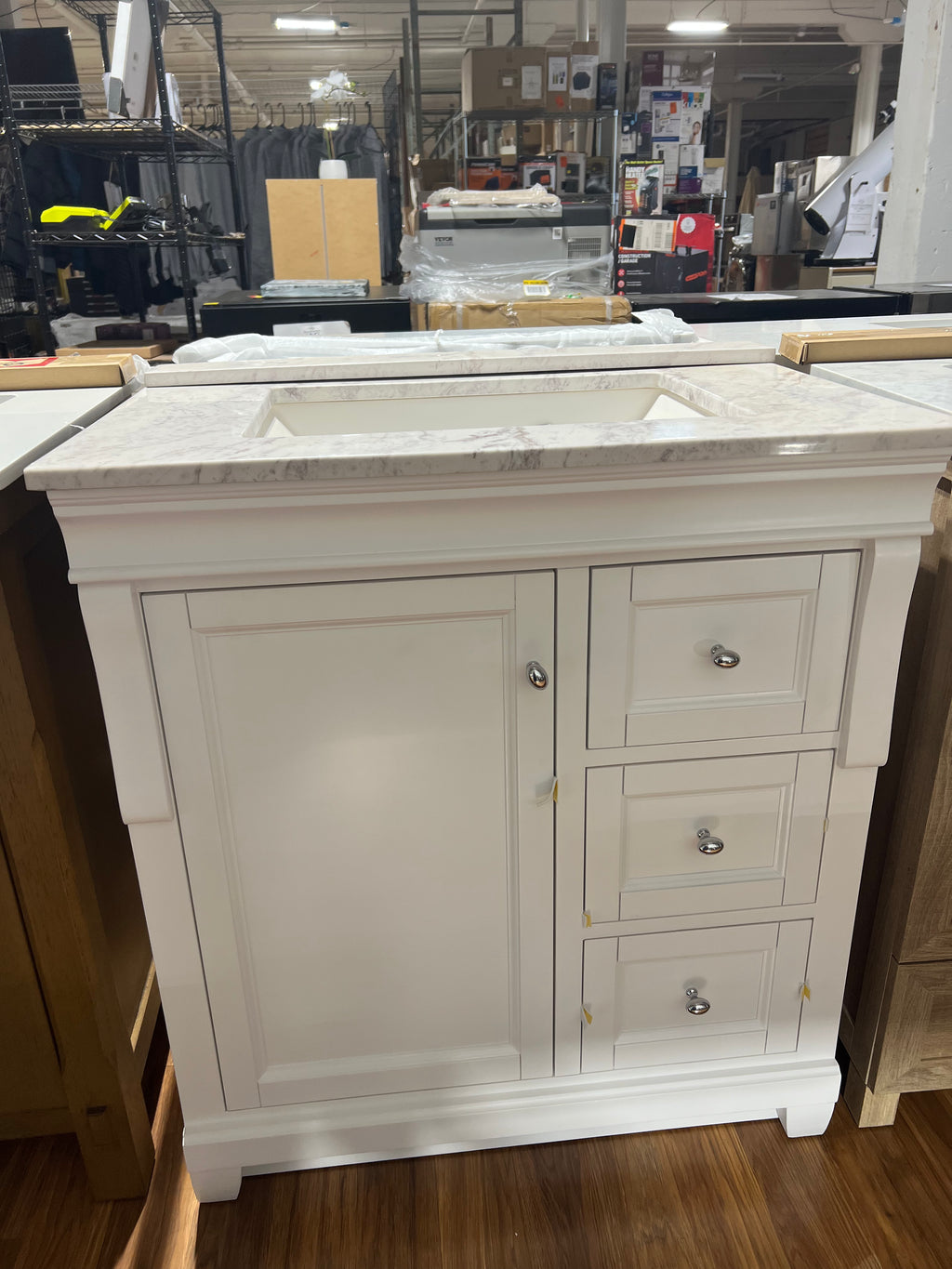 White Bathroom Vanity