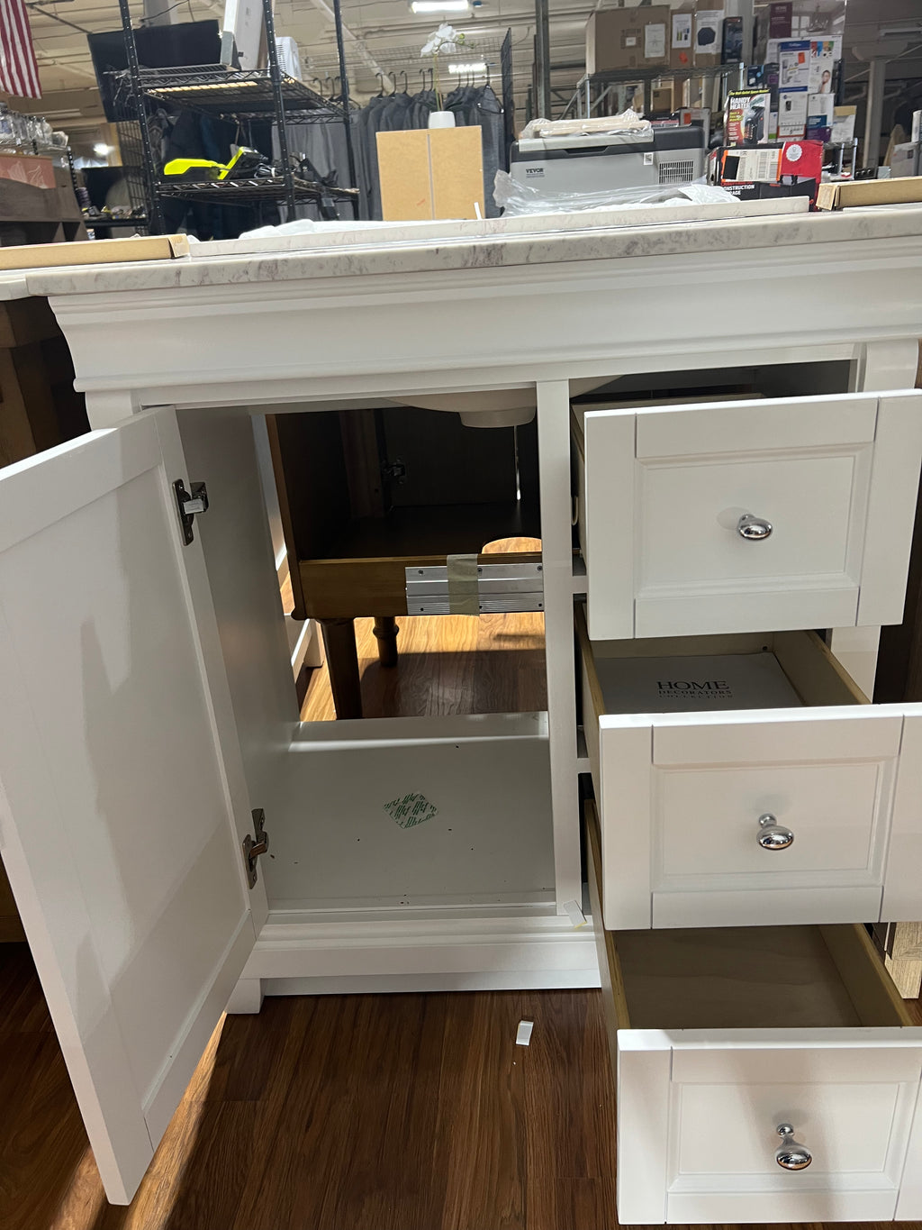 White Bathroom Vanity