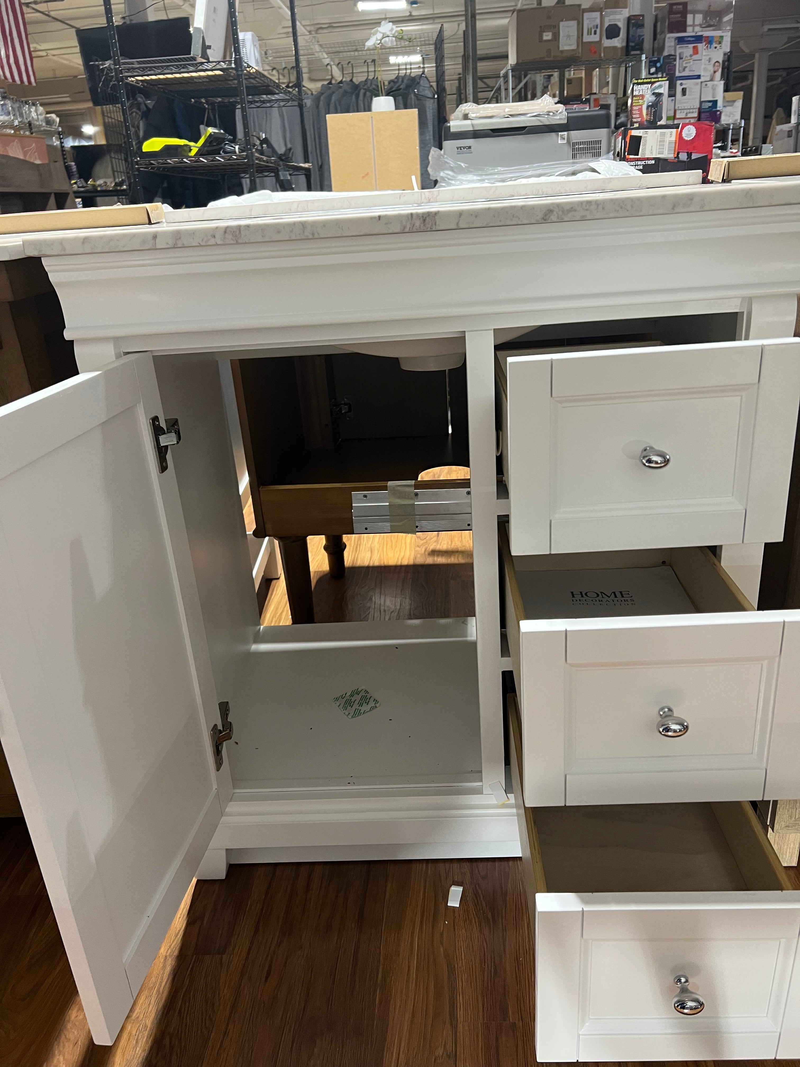White Bathroom Vanity