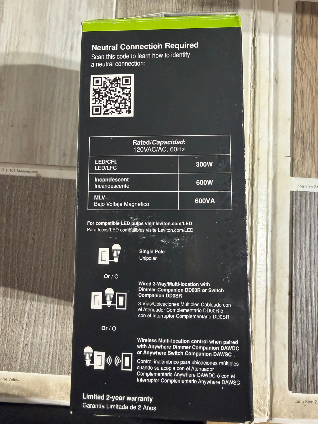 Leviton Decora smart Dimmer 2nd Gen