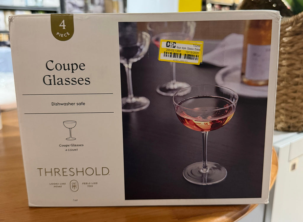 Threshold coupe Glasses