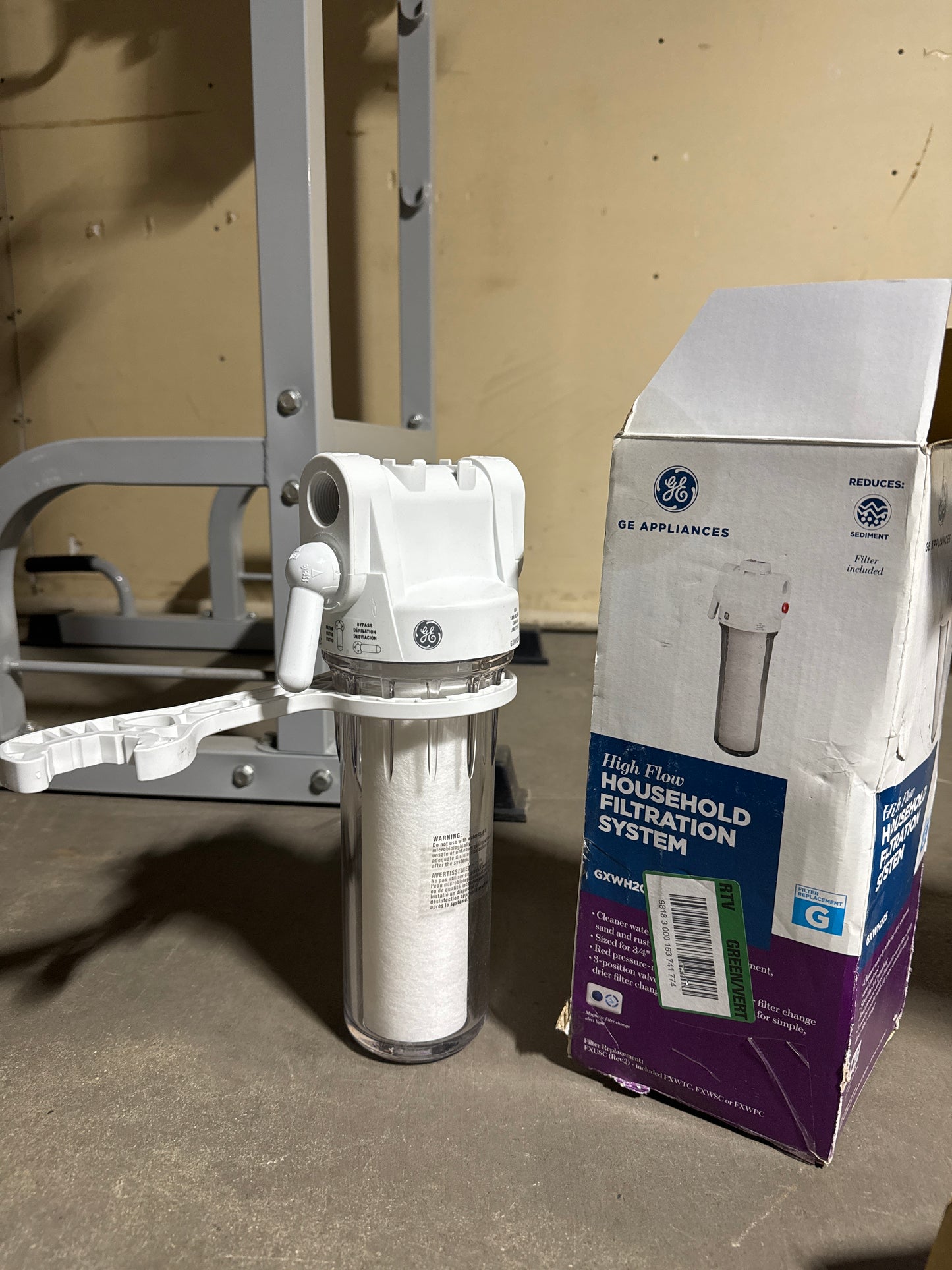 He appliances household filtration system Gxwh20S