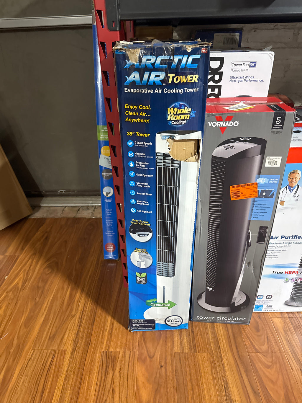 Attic air tower