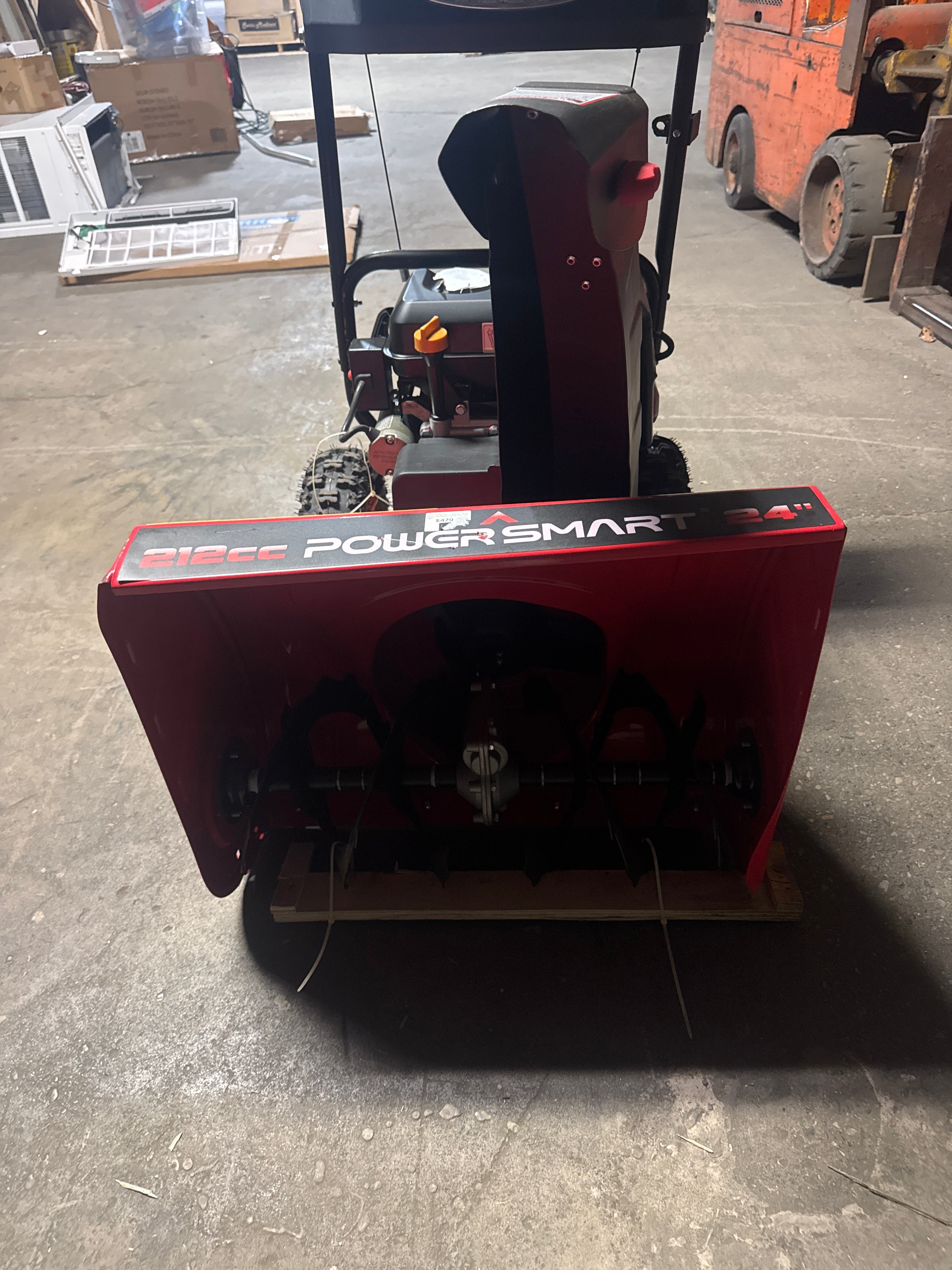 24 in. 2-Stage Electric Start Gas Snow Blower with Heated Handles and LED Light