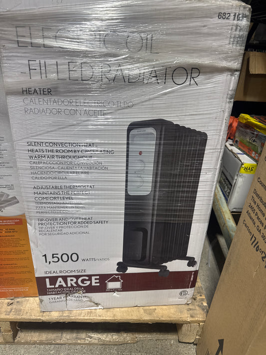 Electric oil filled radiator heater