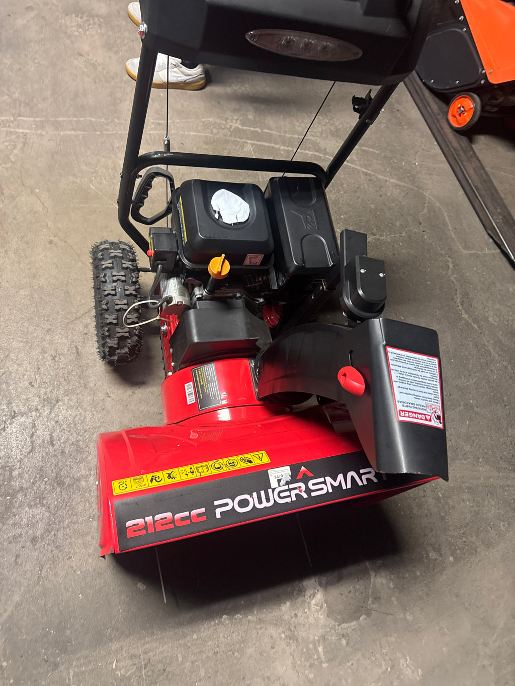 24 in. 2-Stage Electric Start Gas Snow Blower with Heated Handles and LED Light